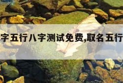 宝宝名字五行八字测试免费,取名五行测试打分测试